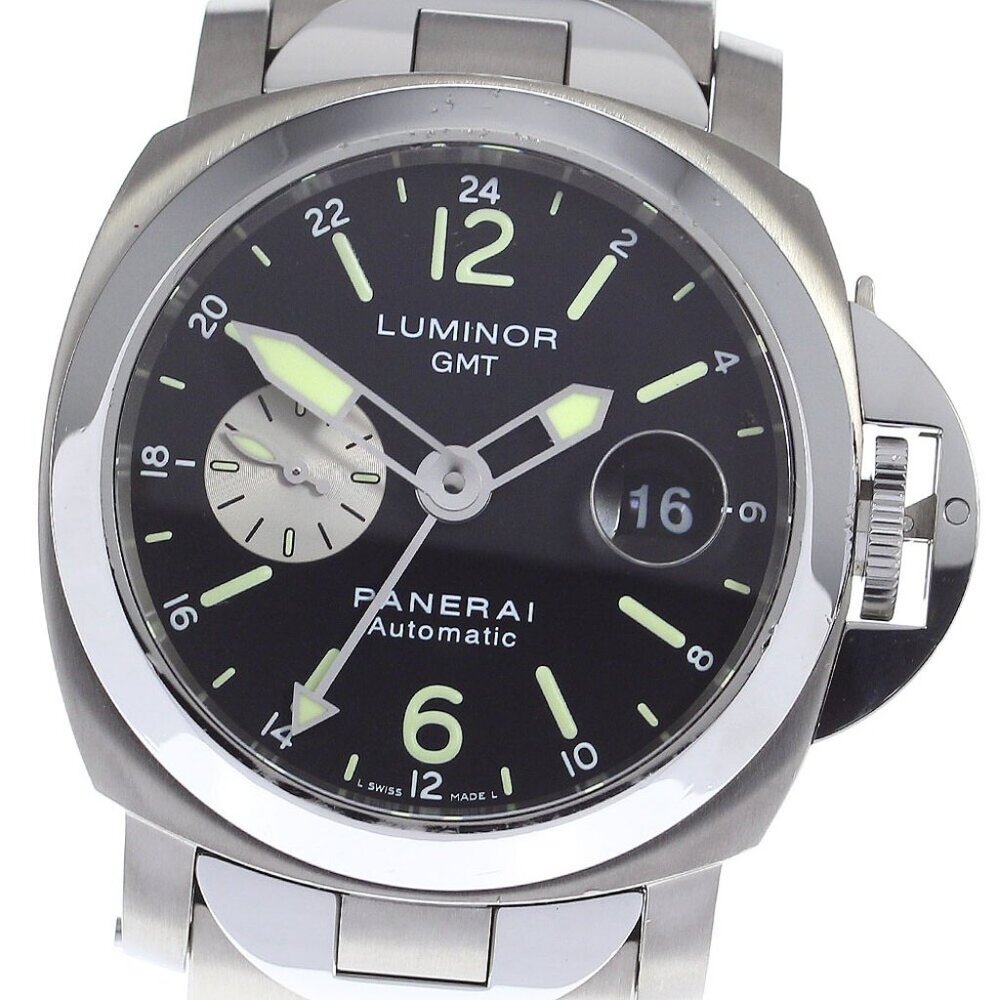 PANERAI Luminor GMT PAM00161 Date black Dial Automatic Men's Watch_808401